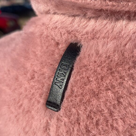 NWT Ladies Sz Large DKNY Plush Pink Outerwear/Coat - Picture 7 of 16